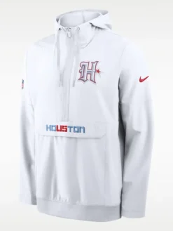 Shop NFL Houston Texans Rivalries Sideline Nike Hooded Anorak Jacket For Sale