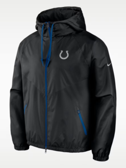 Shop NFL Indianapolis Colts Nike Rivalries Hooded Windrunner Full Zip Up Jacket For Sale