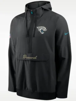 Shop NFL Jacksonville Jaguars Rivalries Sideline Nike Hooded Anorak Jacket For Sale