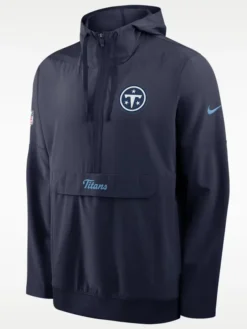 Shop NFL Tennessee Titans Rivalries Sideline Nike Hooded Anorak Jacket For Sale