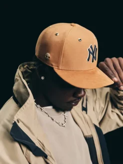 Shop New York Yankees Jazz Chisholm Jr. x Timberland x New Era Brown Jacket view