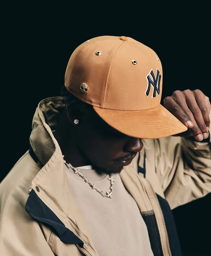 Shop New York Yankees Jazz Chisholm Jr. x Timberland x New Era Brown Jacket view