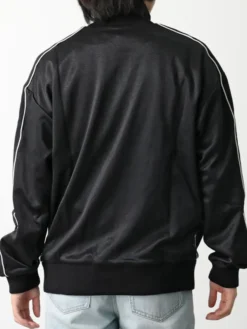 Shop Norway Soccer Player Erling Haaland Loewe Black Fleece Tracksuit back view