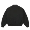 Shop Now Palace Pigment College Black Fleece Bomber Jacket back view