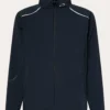 Shop Oakley Fusion Flex Neo Pitch Black Fleece Track Jacket front view