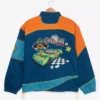 Get Scooby Doo Mystery Blue and Orange Moto Racing Jacket Sale For Men and Women