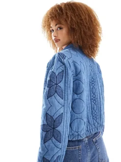 Shop Women's Free People Quinn Quilted Jacket With Patchwork