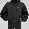 Shop-Womens-MR-Winston-Black-Spray-Jacket-With-Hood