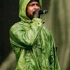 Skepta-Stone-Island-Green-Rain-Hooded-Jacket