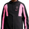 Soccer Club Paris Saint-Germain Nike Energy Black Fleece Track Jacket front view