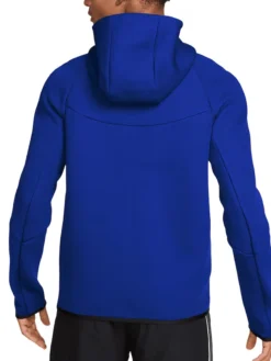 Soccer Club Paris Saint-Germain Nike Tech Royal Blue Fleece Track Jacket back view