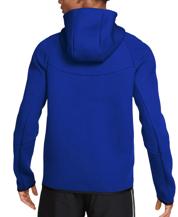 Soccer Club Paris Saint-Germain Nike Tech Royal Blue Fleece Track Jacket back view