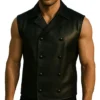 Spider-Black-Leather-Vest-Font