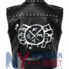 Spider-Man Across the Spider-Verse Spider-Punk Black Leather Vest