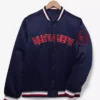 Spider Man Navy Blue Satin Jacket
