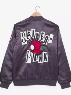 Spider Man New London Satin Bomber Jacket