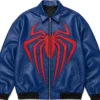 Spider-Man-Oversized-Leather-Bomber-Jacket