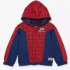 Spider Man Reversible Toddler Hooded Jacket with superhero-inspired design