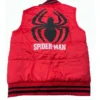 Spider-Man Ultimate Graphic Red Parachute Quilted Puffer Vest back view