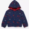 Spider Man toddler jacket featuring a reversible design and comfortable hood