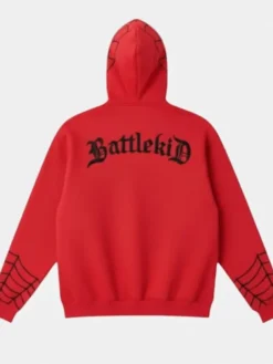 Spiderman-Red-Hoodie-Back