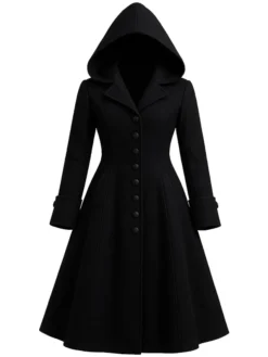 Steampunk-Halloween-Gothic-Wool-Hooded-Coat