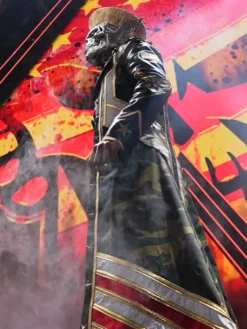 SummerSlam 2026 Minnesota Cody Rhodes Leather Trench Coat with premium black and gold finish