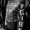 SummerSlam 2026 Minnesota Paige Studded Leather Jacket with premium black leather finish