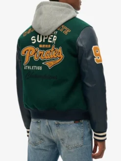 Superdry-Hooded-College-Patched-Bomber-Jacket-In-Dark-Pine-Green