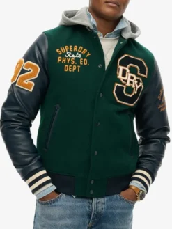 Superdry-Hooded-Mens-College-Patched-Bomber-Jacket