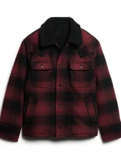 Superdry-Red-Plaid-Jacket