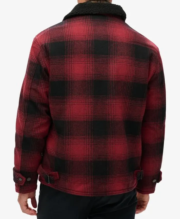 Superdry-Red-Plaid-Jacket-Back