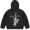 Supreme Fall-Winter 2026 Collection AOI GORE-TEX Black Hooded Jacket back view