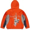 Supreme Fall-Winter 2026 Collection AOI GORE-TEX Orange Hooded Jacket back view