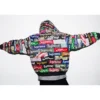 Supreme Fall-Winter 2026 Collection Hooded Patchwork Leather Teaser Jacket back view