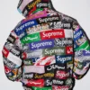 Supreme Fall-Winter 2026 Collection Hooded Teaser Patchwork Leather Jacket back view