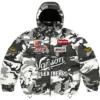 Supreme x Vanson Leathers 2026 Cordura Down Snow Camo Puffer Jacket front view