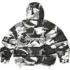 Supreme x Vanson Leathers 2026 Snow Camo Cordura Down Puffer Jacket back view