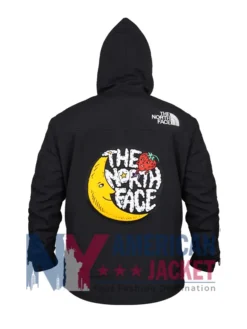 TNF x SHF Mountain Black Polyester Jacket With Hood