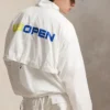 Tennis Championships US Open Polo Ralph Lauren 2026 White Windbreaker Jacket back view