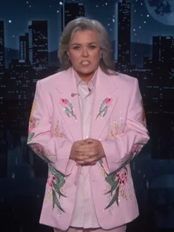 The Jimmy Kimmel Live Show Rosie O'Donnell Pink Blazer front view