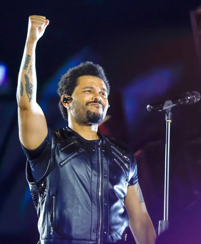 The Weeknd European 2026 Favorite Indie Video Game Black round collar Leather Vest