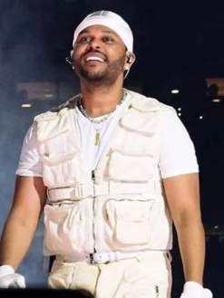 The-Weeknd-White-Vest