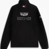 Tommy Hilfiger x Cadillac Formula 1 Team Black Zip Fleece Track Jacket back view