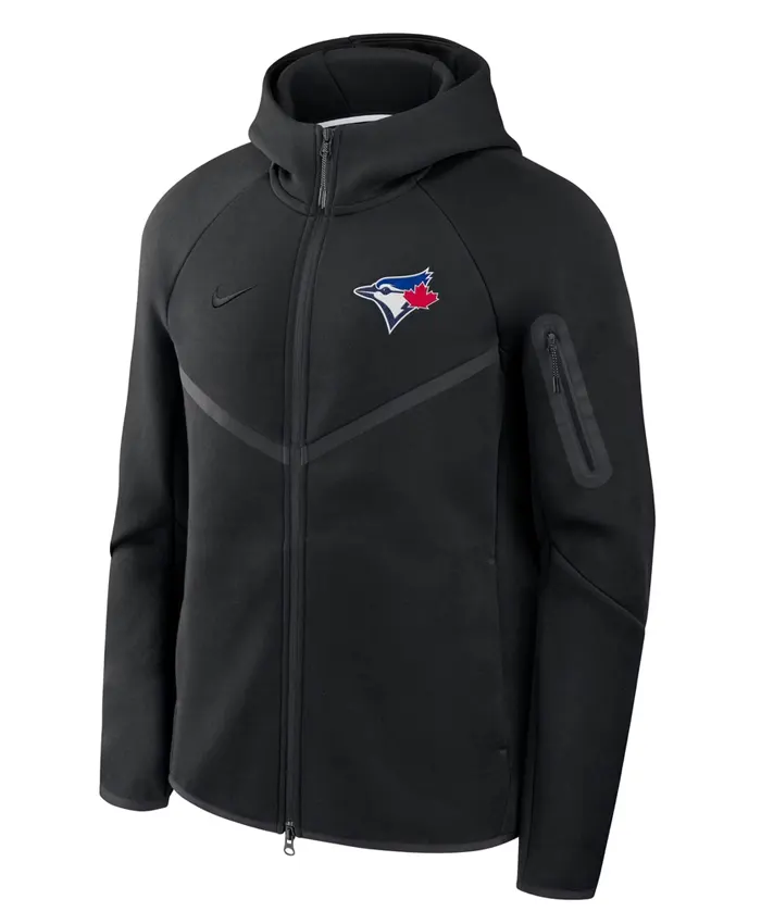 Toronto-Blue-Jays-Nike-Tech-Fleece-Zip-Jacket-Black