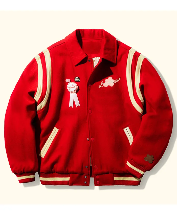 Tyler The Creator Petalers Red Varsity Jacket Limited Edition
