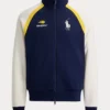 US Open Polo Ralph Lauren Tennis Championships 2026 Ball Crew Fleece Track Jacket front view