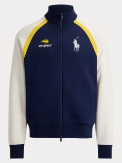 US Open Polo Ralph Lauren Tennis Championships 2026 Ball Crew Fleece Track Jacket front view