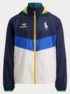 US Open Tennis Championships Polo Ralph Lauren 2026 Umpire Hooded Jacket front view