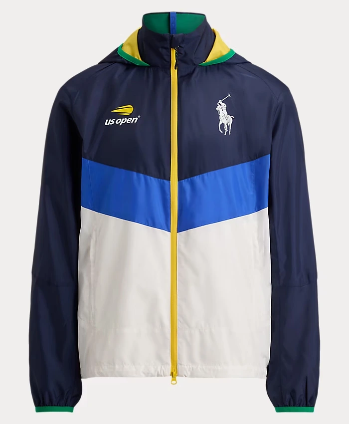 US Open Tennis Championships Polo Ralph Lauren 2026 Umpire Hooded Jacket front view
